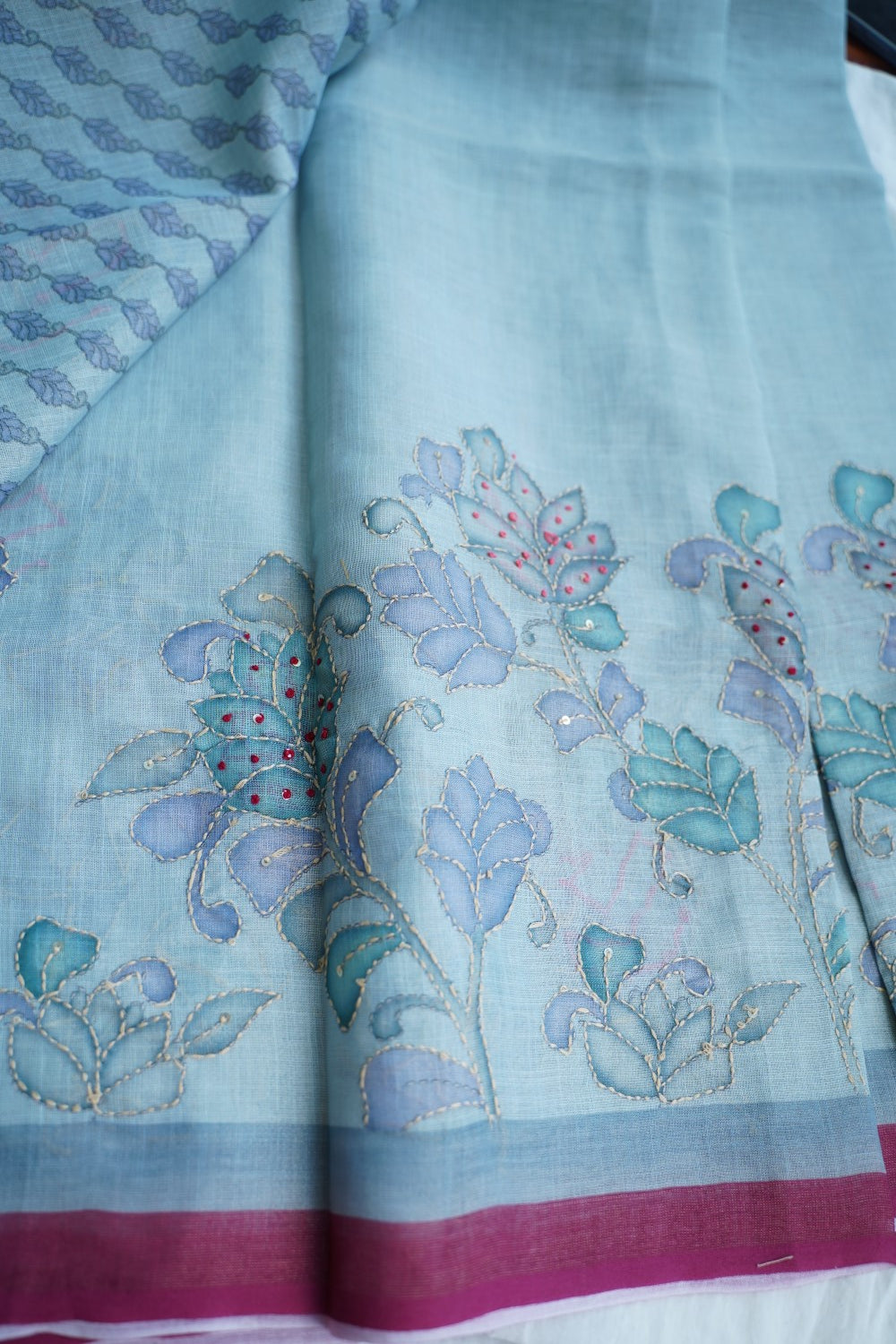 Linen Cotton Saree PC18237