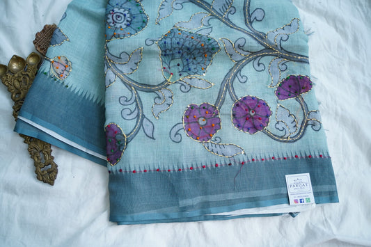 Linen Cotton Saree PC18239