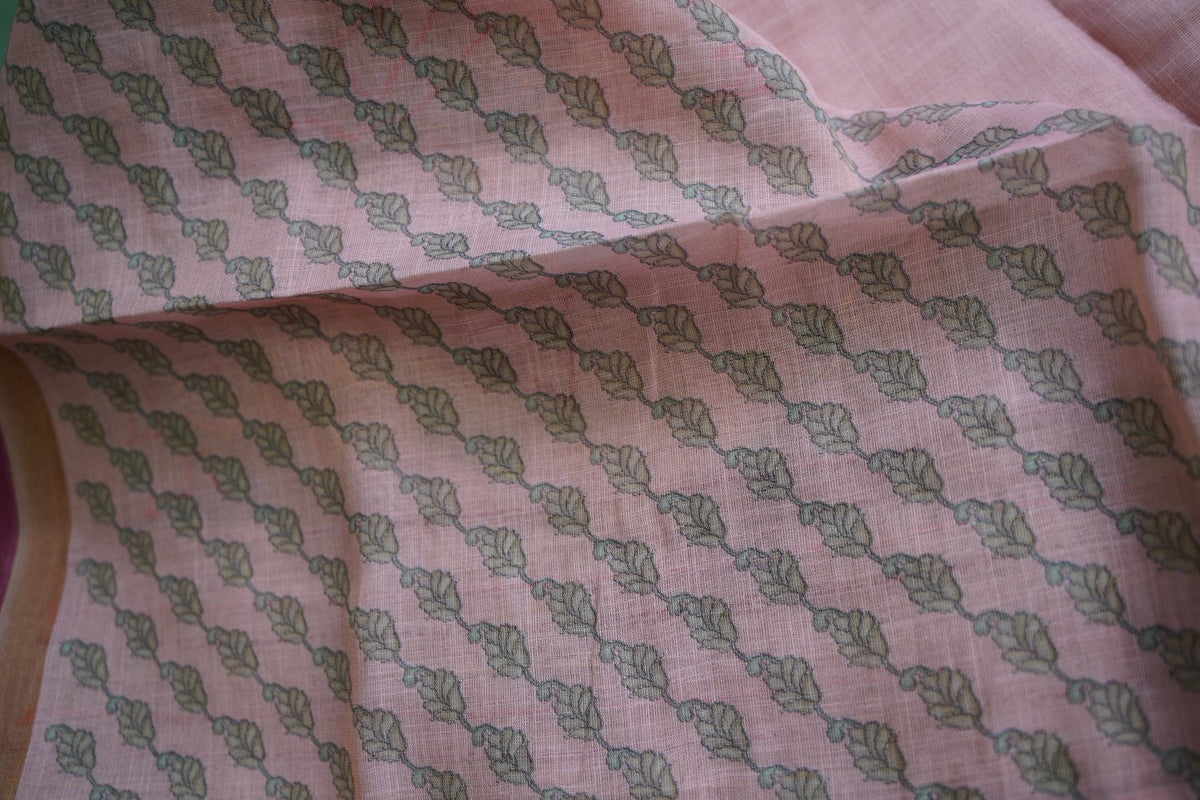 Linen Cotton Saree PC18238