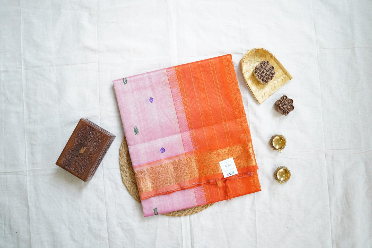 Kanchi Handloom Silk Cotton Saree PC14605