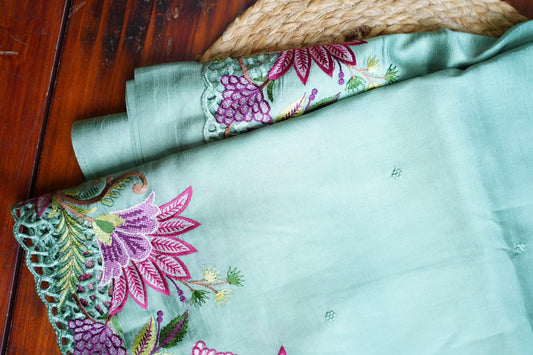 semi tussar saree PC18302
