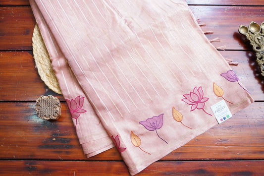 semi tussar saree PC18265