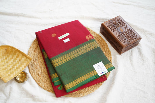 Chettinad handloom Cotton Saree PC16260