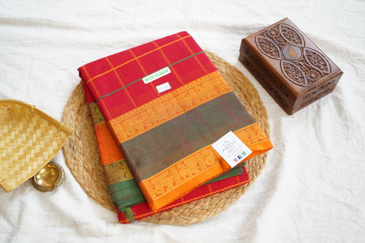 Chettinad handloom Cotton Saree PC16255