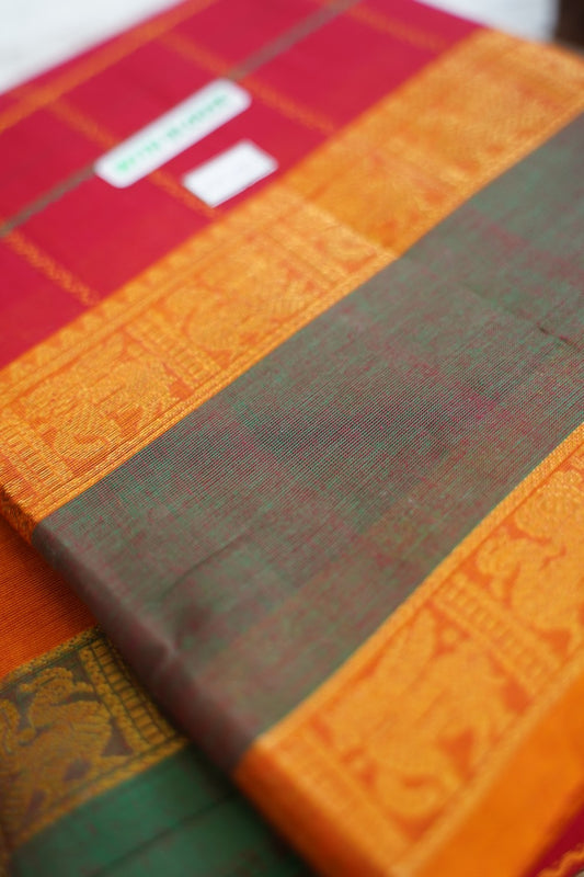 Chettinad handloom Cotton Saree PC16255