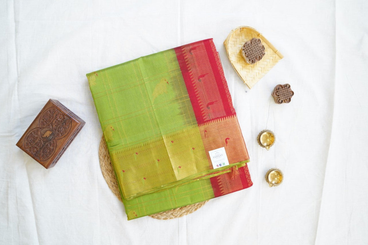 Kanchi Handloom Silk Cotton Saree PC14613