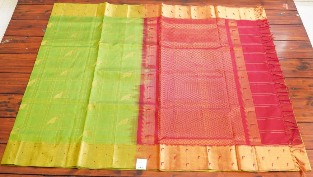 Kanchi Handloom Silk Cotton Saree PC14613