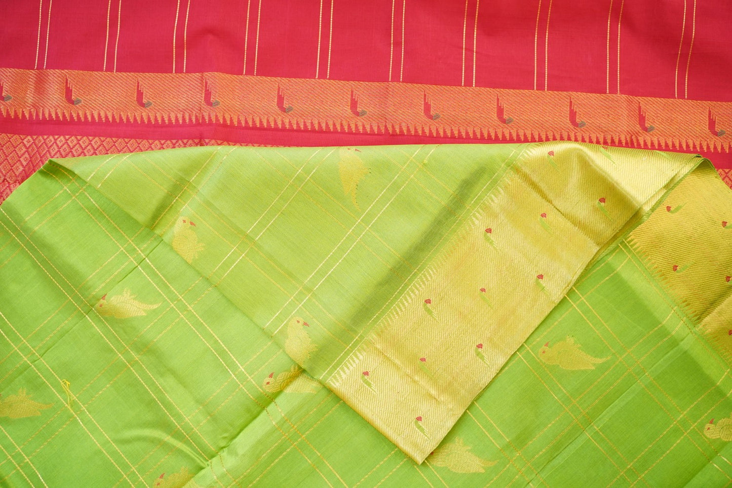 Kanchi Handloom Silk Cotton Saree PC14613