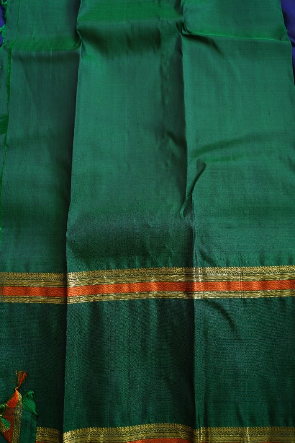 Royal Blue Pure Kanchi Silk Saree PC11332