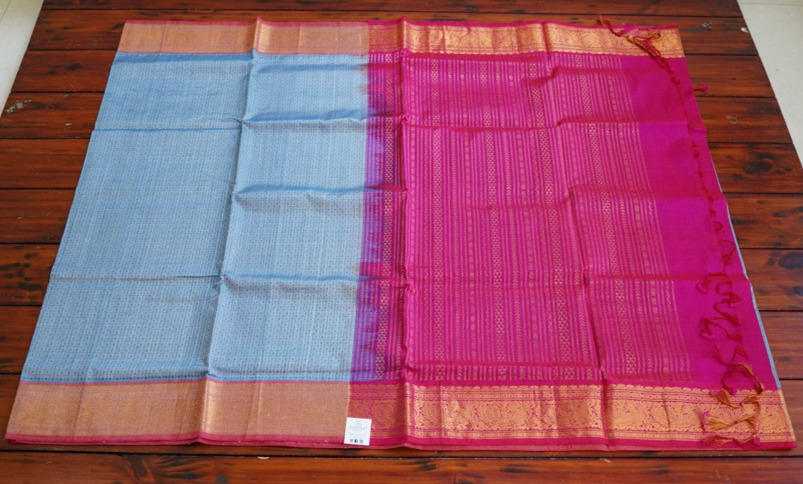 Kanchi Handloom Silk Cotton Saree PC14616