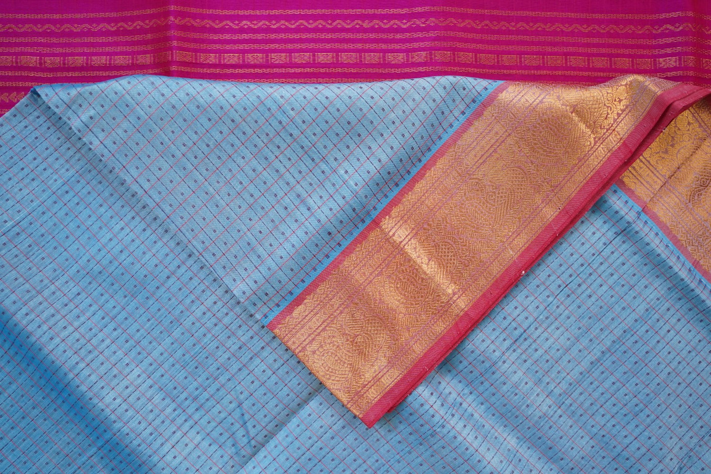 Kanchi Handloom Silk Cotton Saree PC14616