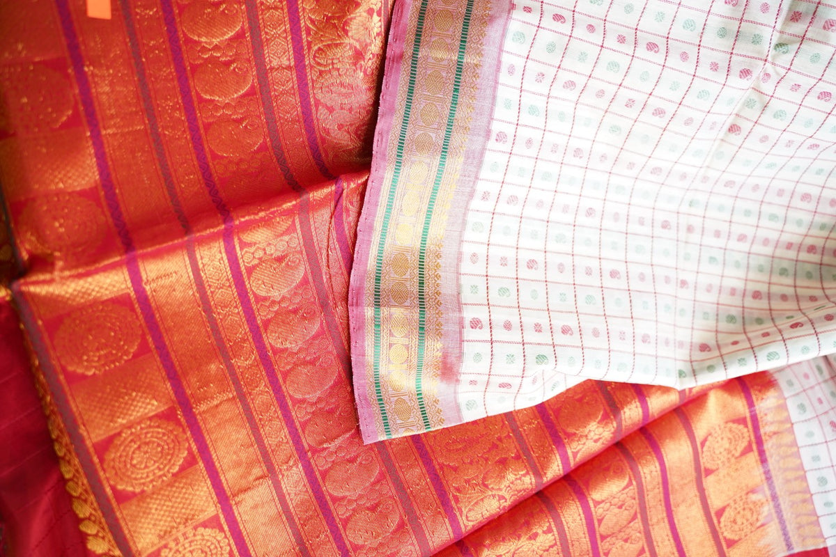 Kanchi Silk Cotton Saree PC18319