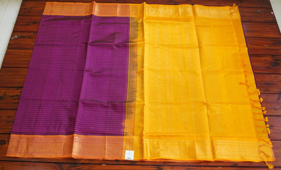 Kanchi Handloom Silk Cotton Saree PC14621