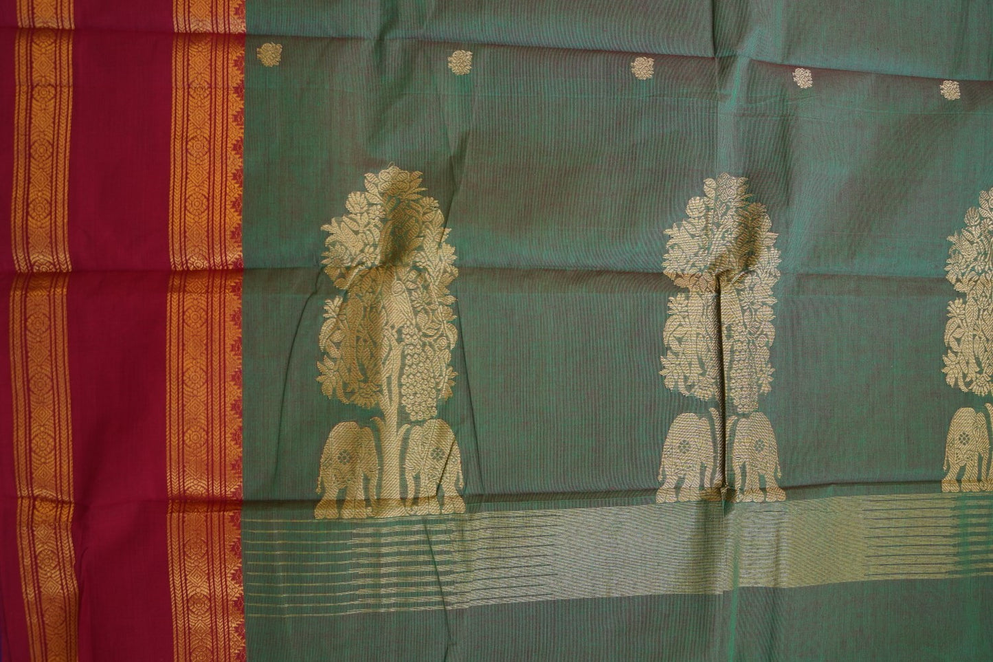 Chettinadu handloom Cotton Saree PC13908