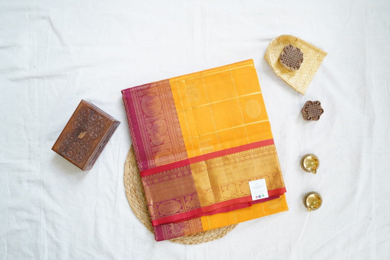 Kanchi Handloom Silk Cotton Saree PC14659