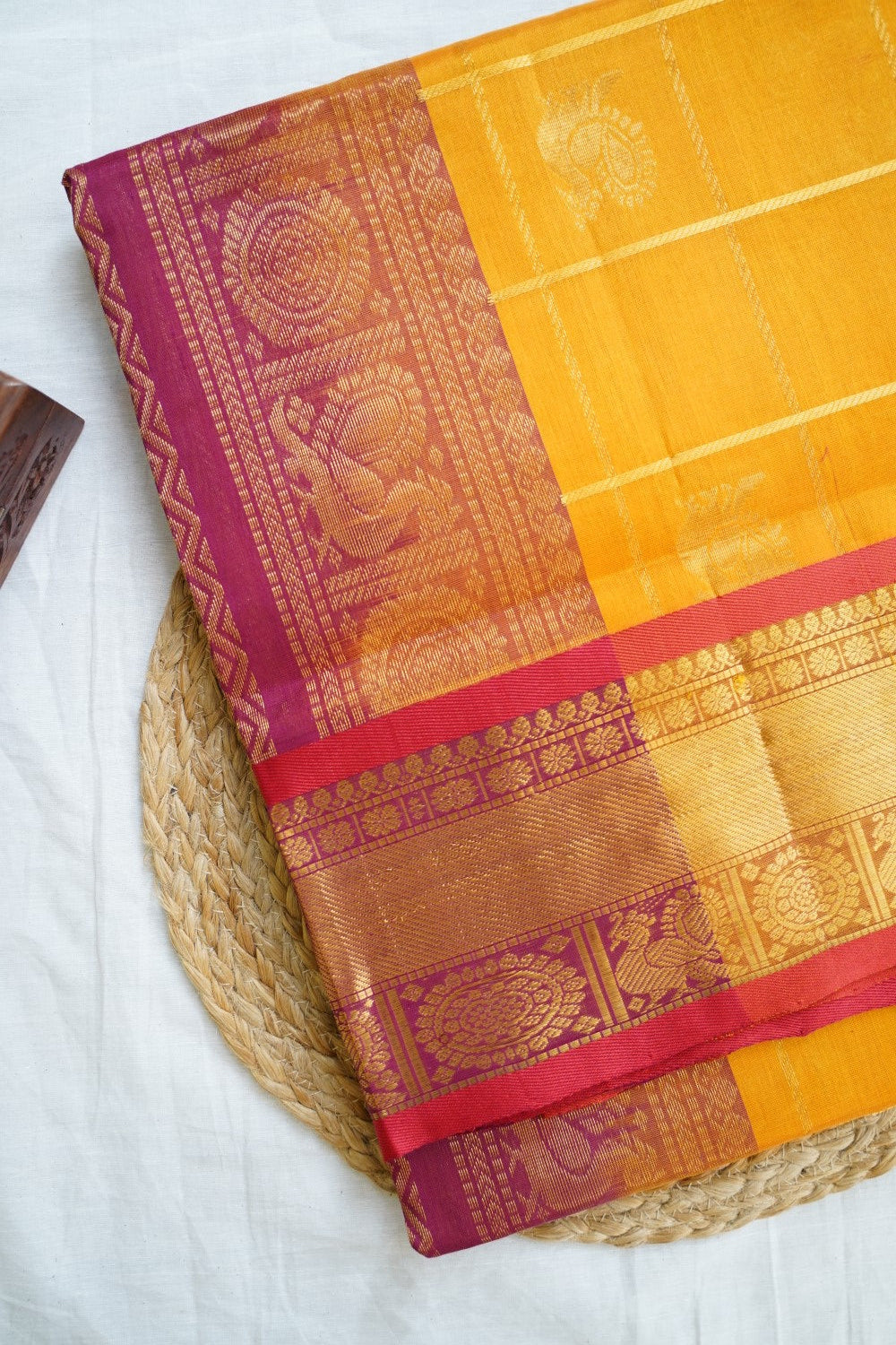 Kanchi Handloom Silk Cotton Saree PC14659