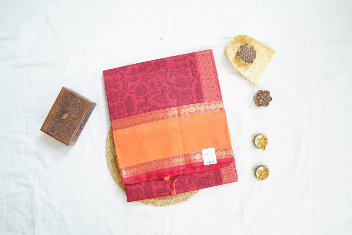 Kanchi Handloom Silk Cotton Saree PC14648