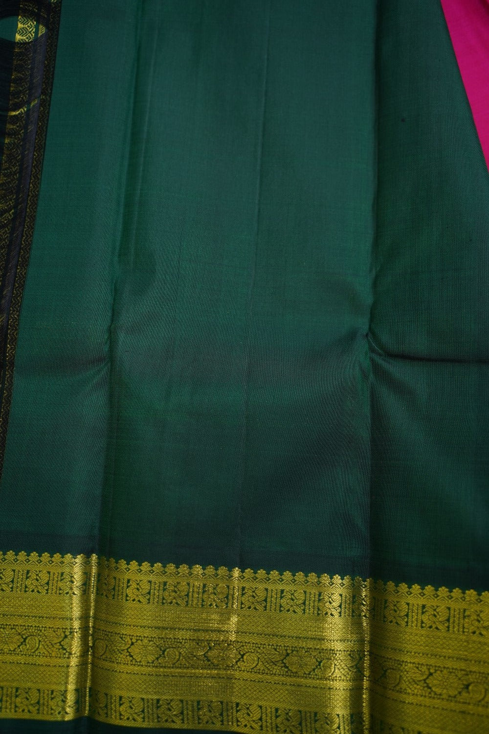 Magenta Pink Pure Kanchi Silk Saree PC11362