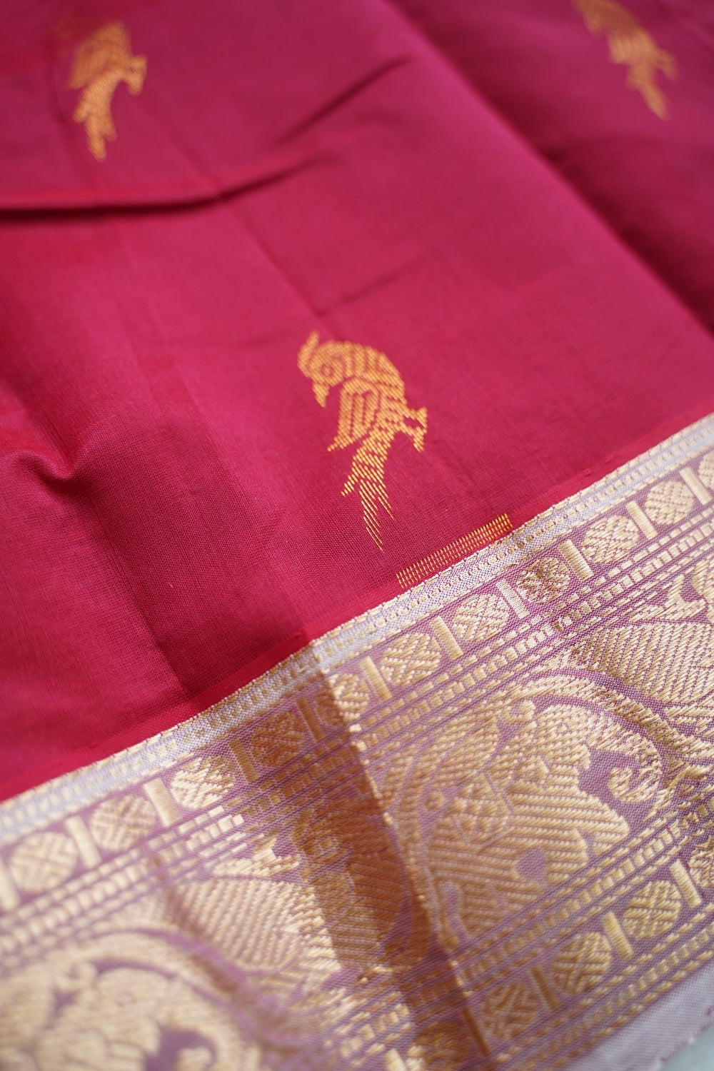 Kanchi Semi Silk Cotton Saree PC18341