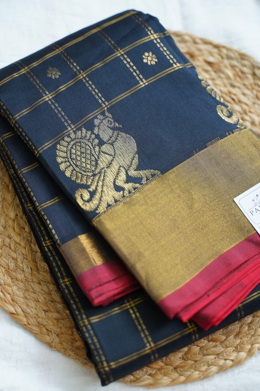 Kanchi Semi Silk Cotton Saree PC18332