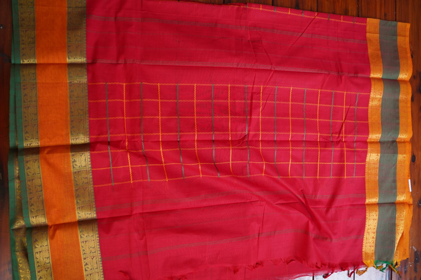 Chettinad handloom Cotton Saree PC16255