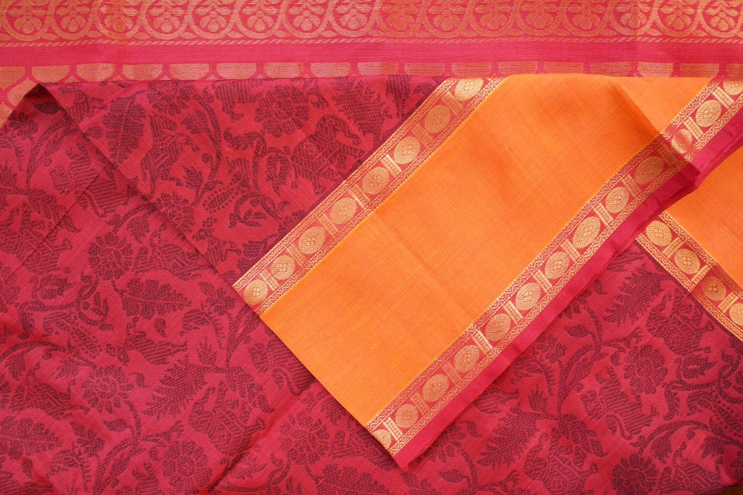 Kanchi Handloom Silk Cotton Saree PC14648