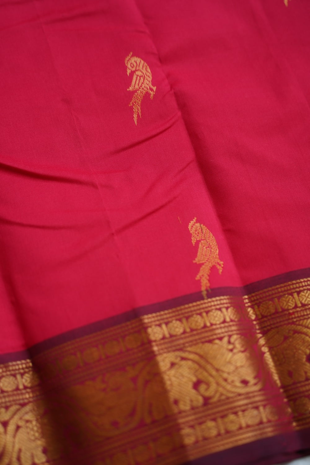Kanchi Semi Silk Cotton Saree PC18331