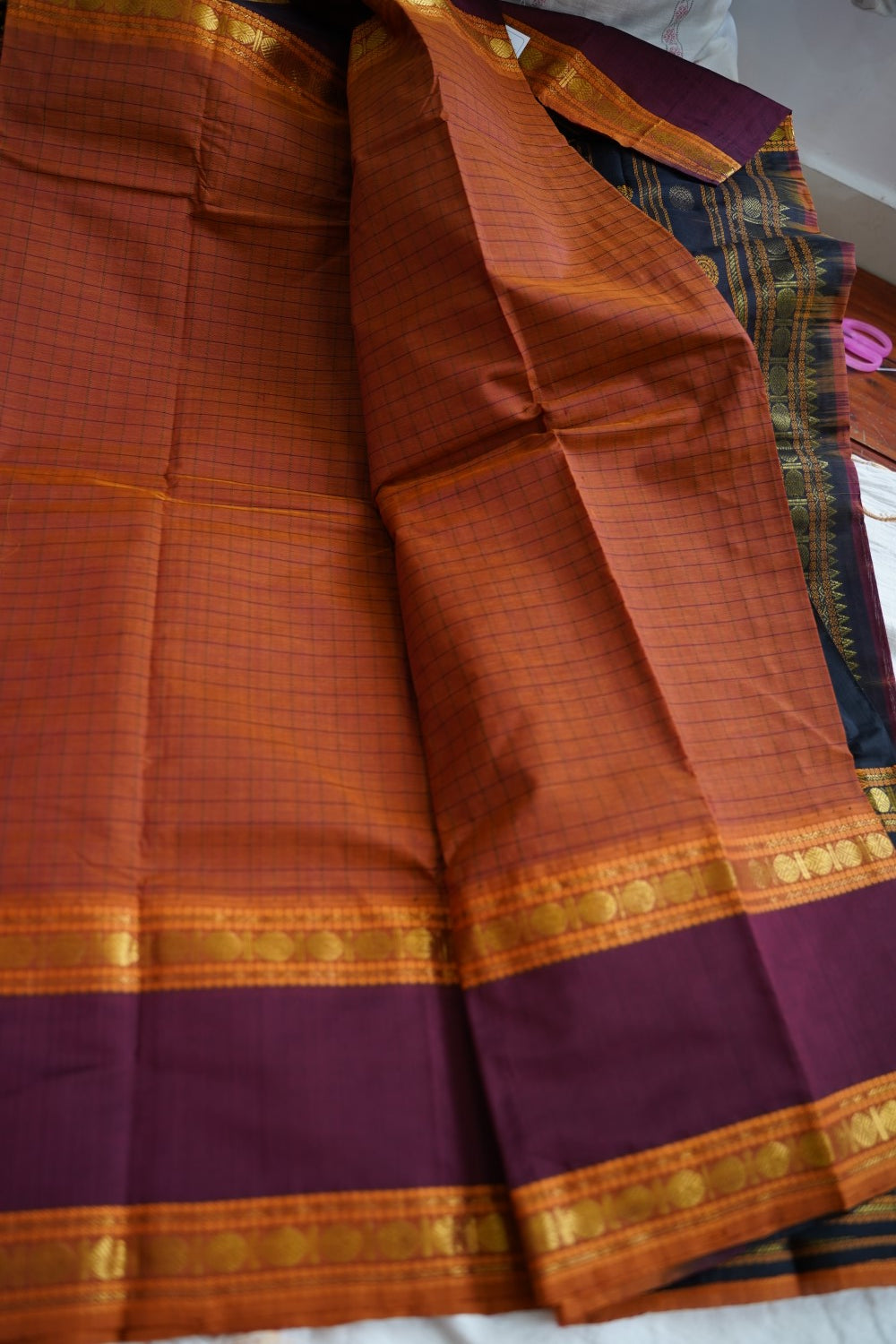 Kanchi Semi Silk Cotton Saree PC18330