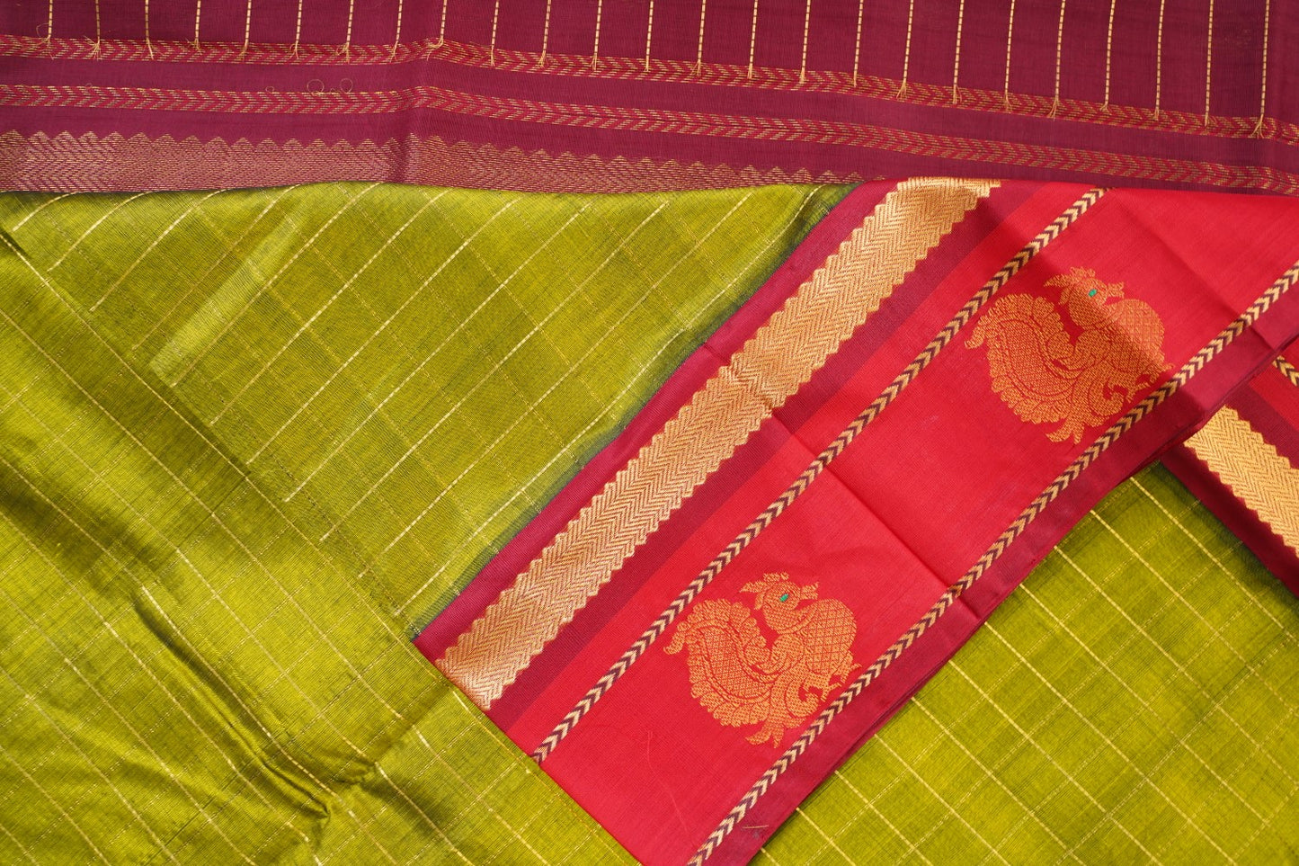 Kanchi Handloom Silk Cotton Saree PC14652