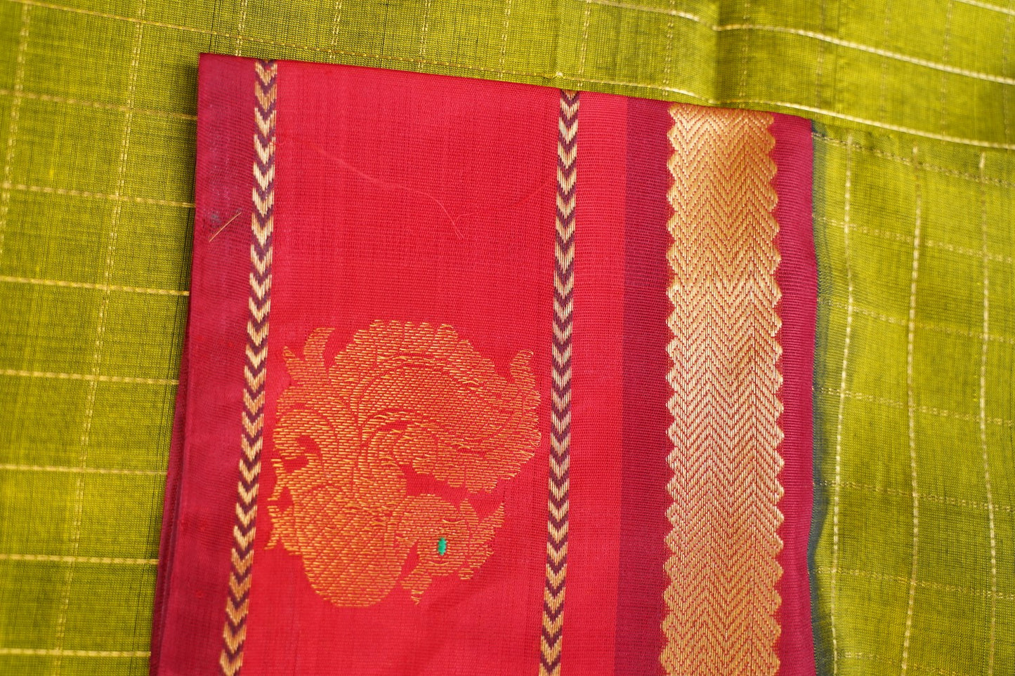 Kanchi Handloom Silk Cotton Saree PC14652