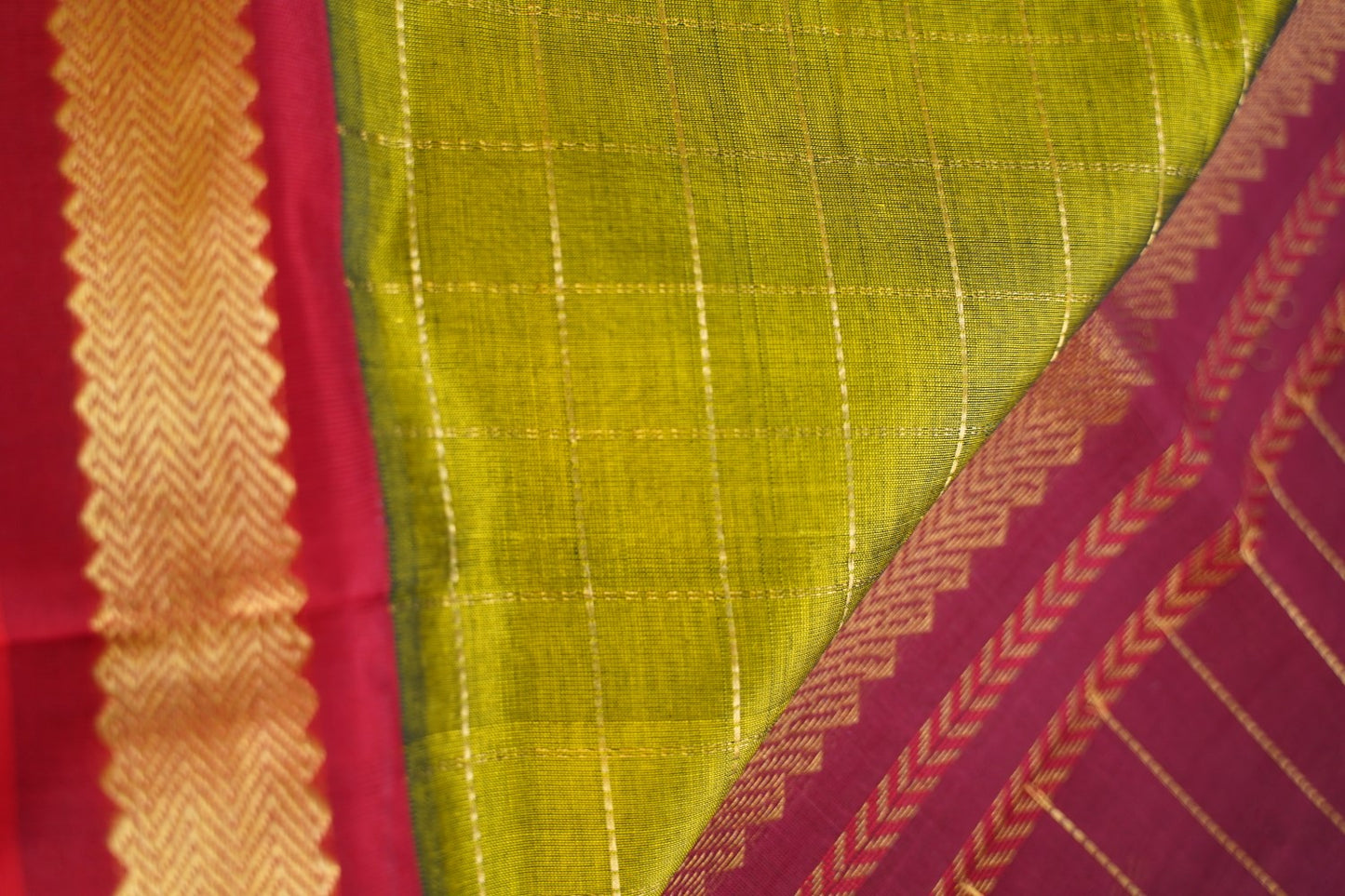 Kanchi Handloom Silk Cotton Saree PC14652