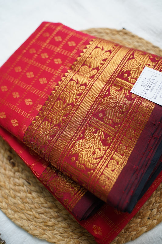 Kanchi Silk Cotton Saree PC18351