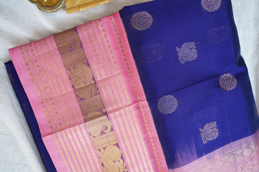 Kanchi Handloom Silk Cotton Saree-PC16277