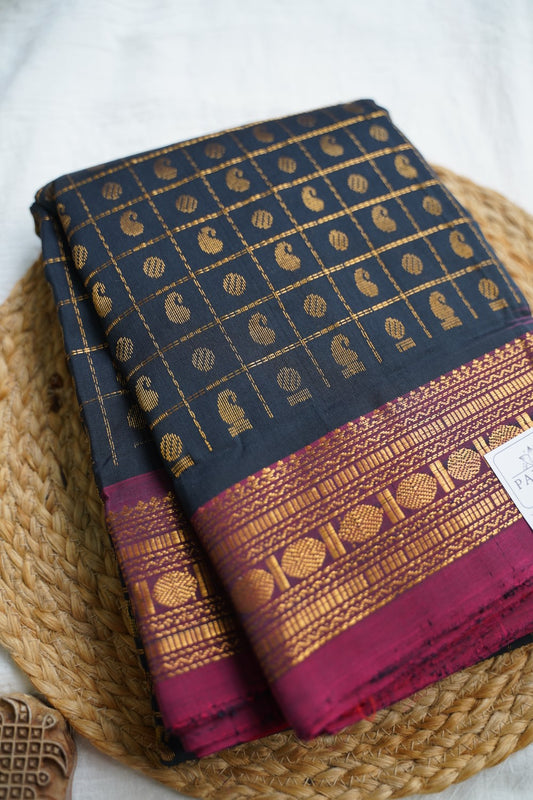 Kanchi Silk Cotton Saree PC18353
