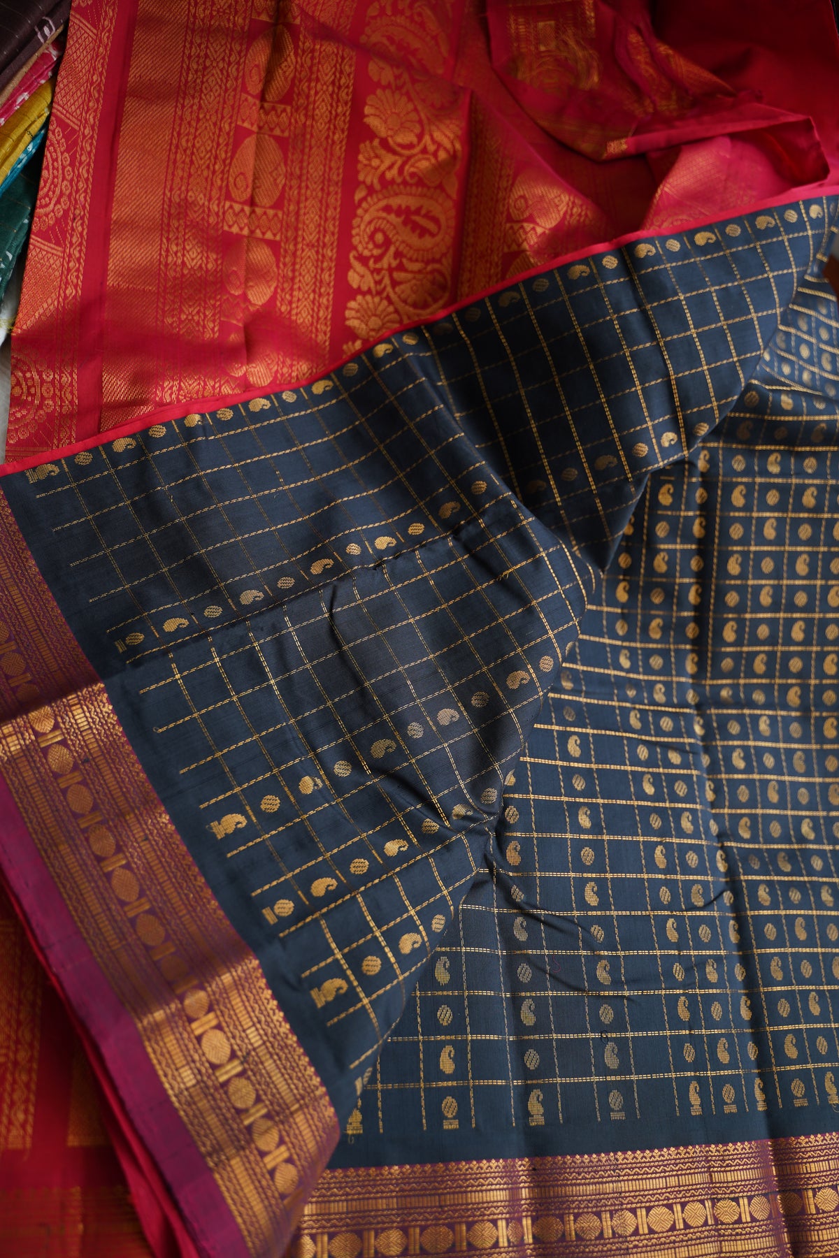 Kanchi Silk Cotton Saree PC18353