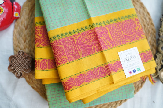 Kanchi handloom Cotton Saree PC17399
