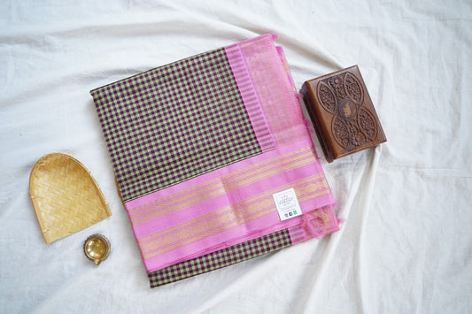 Kanchi Handloom Silk Cotton Saree-PC16291