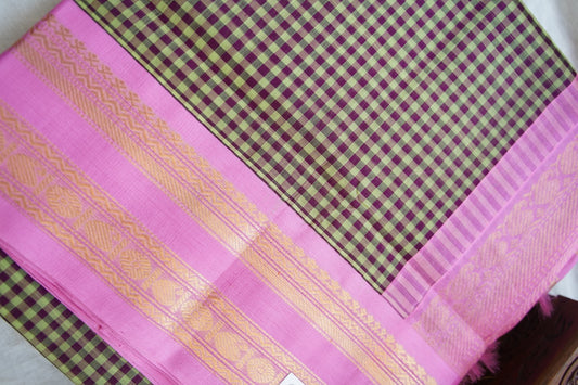 Kanchi Handloom Silk Cotton Saree-PC16291