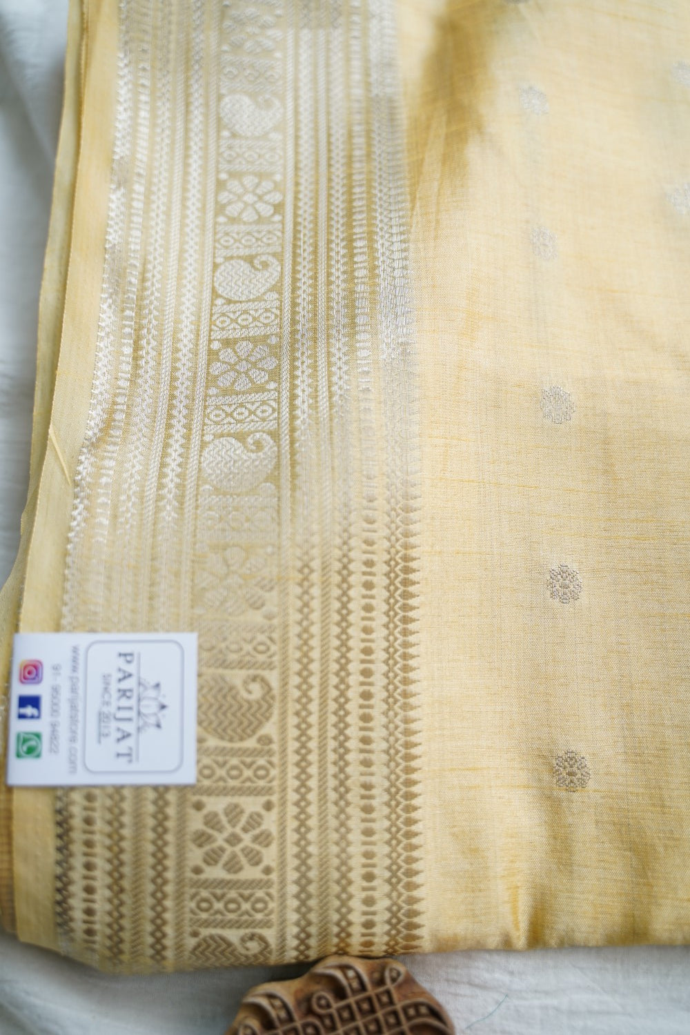 semi chanderi saree PC18372