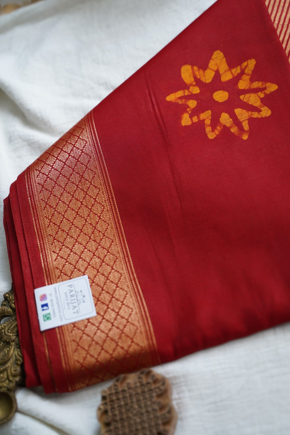 Semi linen Saree PC18422