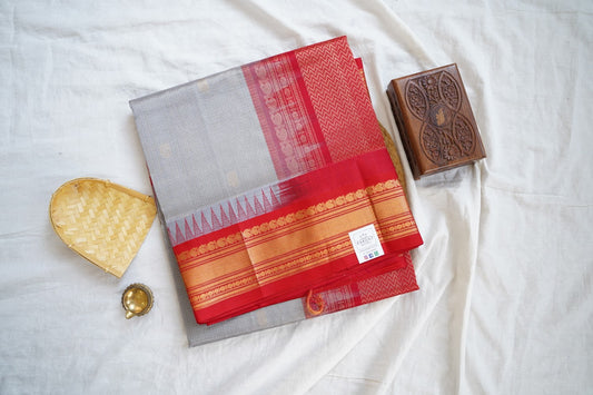 Kanchi Handloom Silk Cotton Saree-PC16290