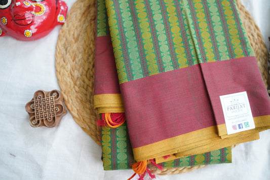 Kanchi handloom Cotton Saree PC17394
