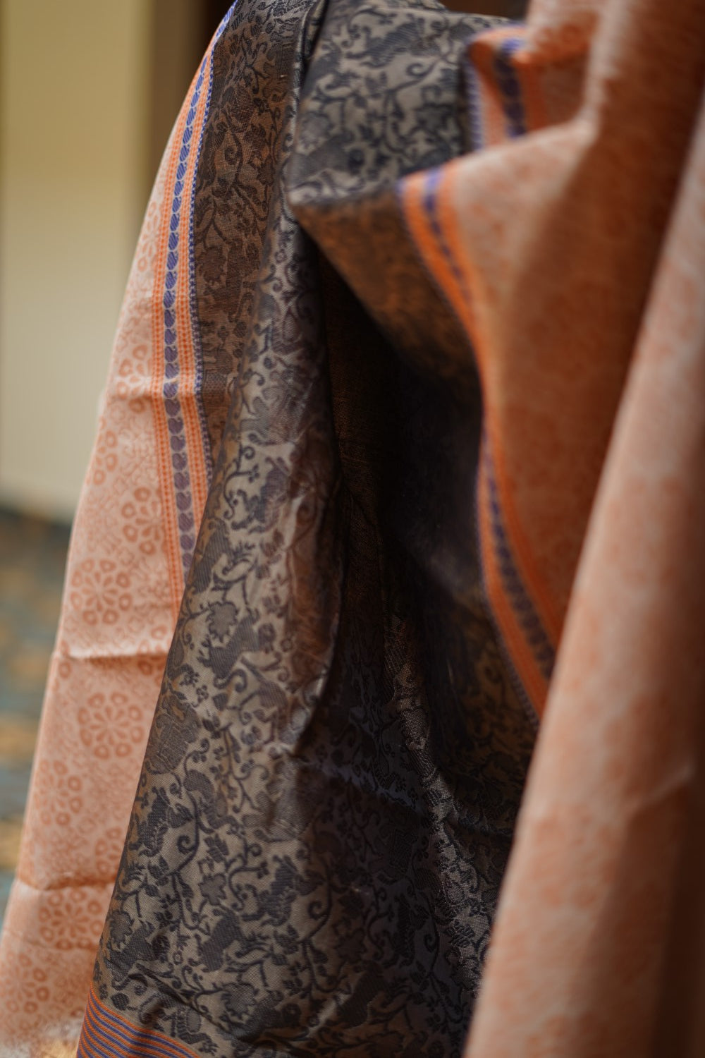 Block Printed Kanchi Silk Cotton Saree PC14702