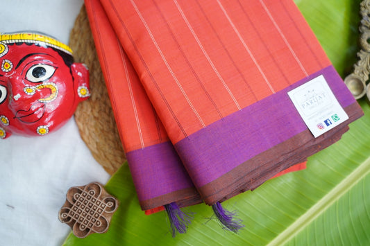 Kanchi handloom Cotton Saree PC17387