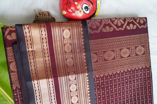 Kanchi Handloom Silk Cotton Saree PC17421