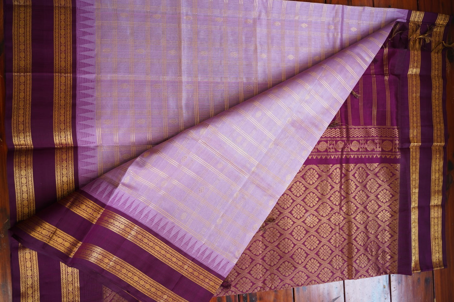 Kanchi Handloom Silk Cotton Saree-PC16273