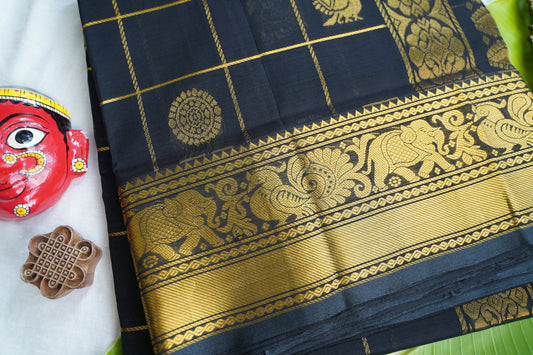 Kanchi Handloom Silk Cotton Saree PC17428