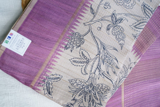 semi tussar saree PC18391
