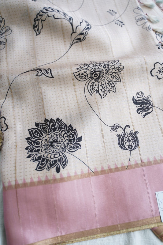 semi tussar saree PC18395