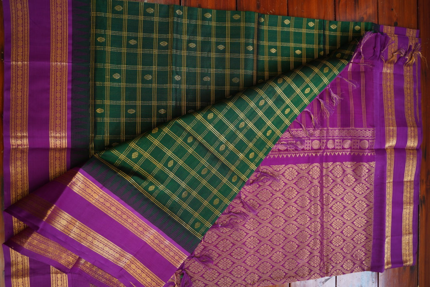 Kanchi Handloom Silk Cotton Saree-PC16280